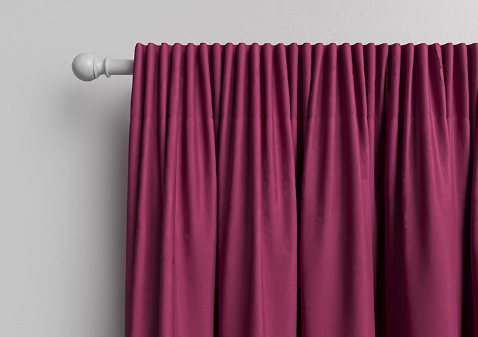 Kyoto Faux Silk, Pink Rouge - Made to Measure Curtains - Image 10